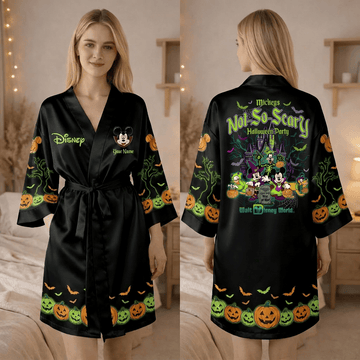 Not So Scary Women's Satin Robe