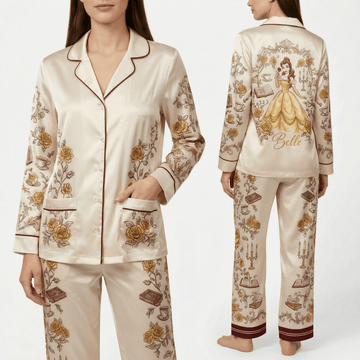 Princess Belle Long Pajamas Set