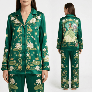 Princess Tiana Long Pajamas Set