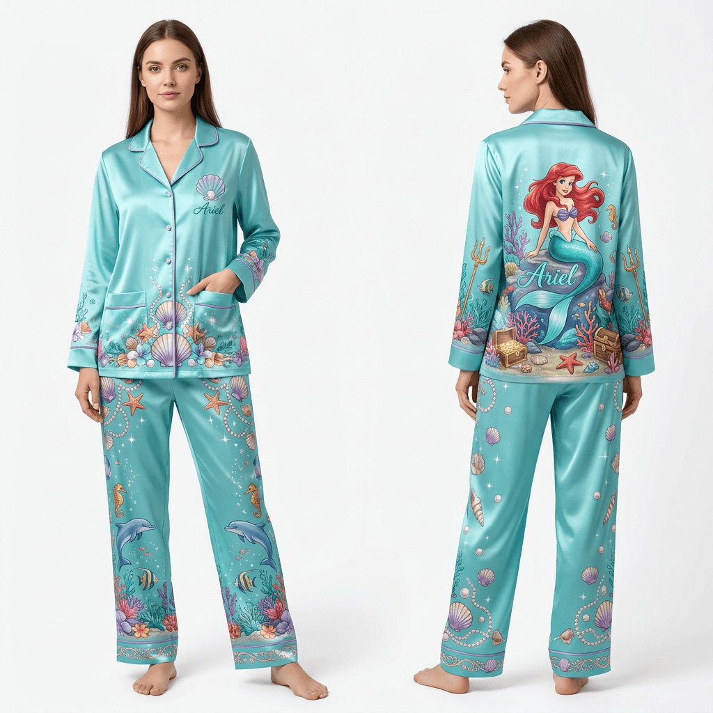Princess Ariel Long Pajamas Set
