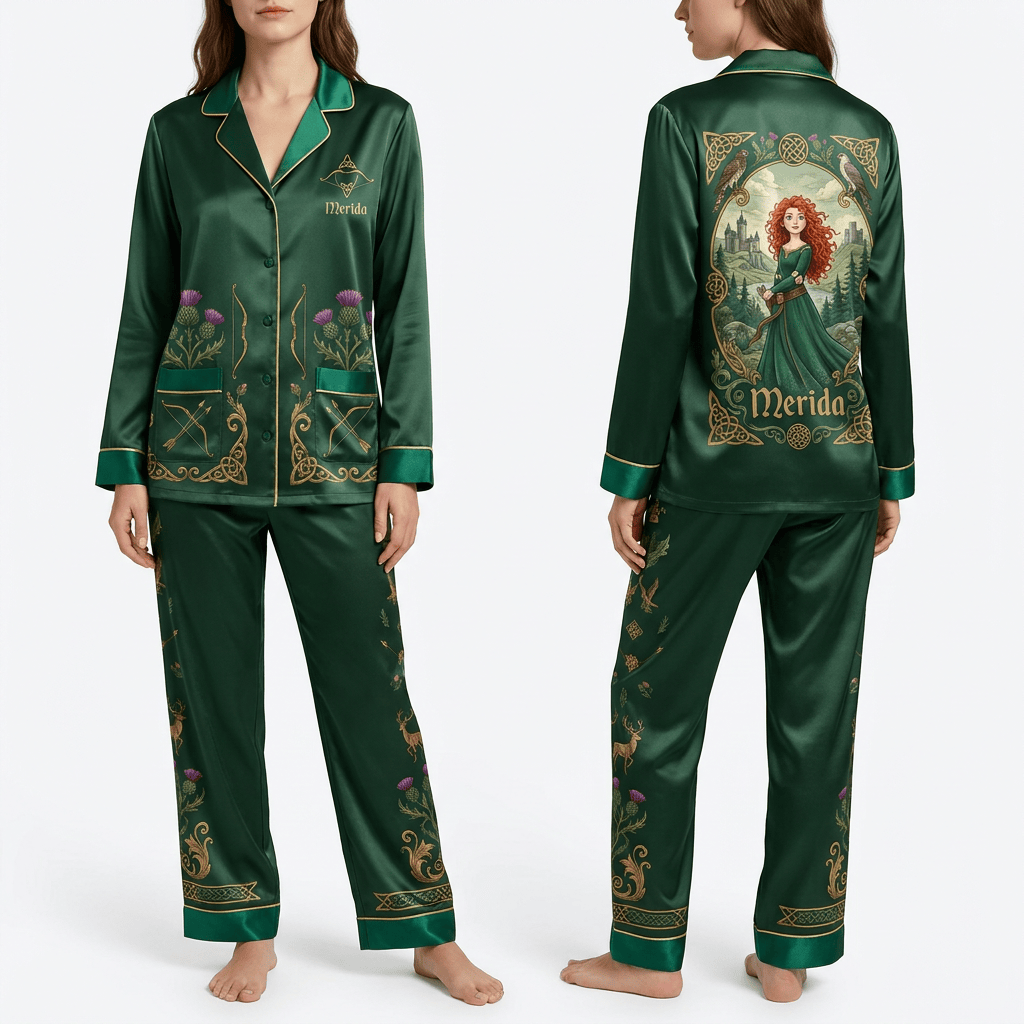 Princess Merida Long Pajamas Set