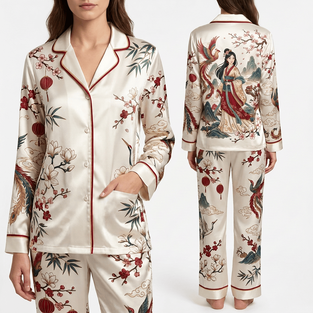 Princess Mulan Long Pajamas Set