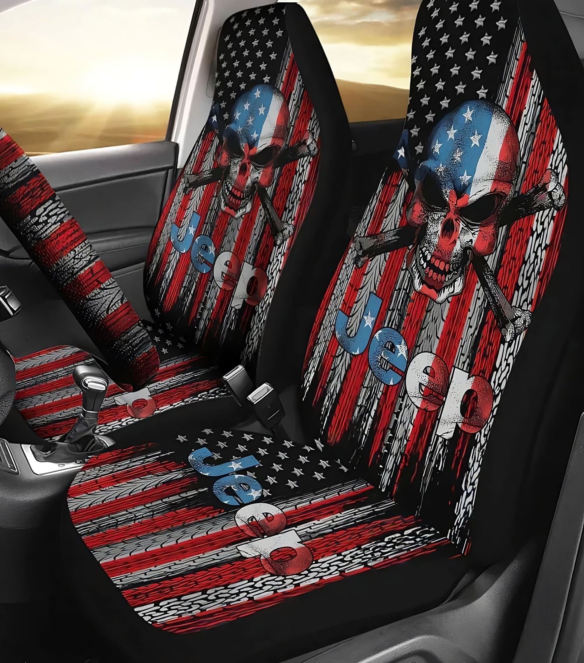 skull-jeep-america-automotive-car-seat-cover