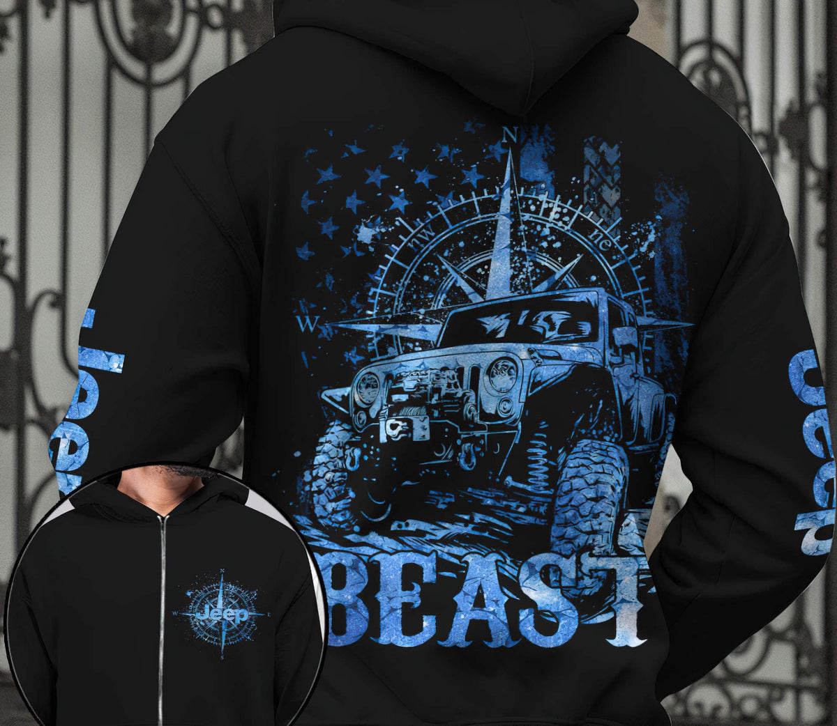 beast-beauty-jeep-compass-couple-hoodie