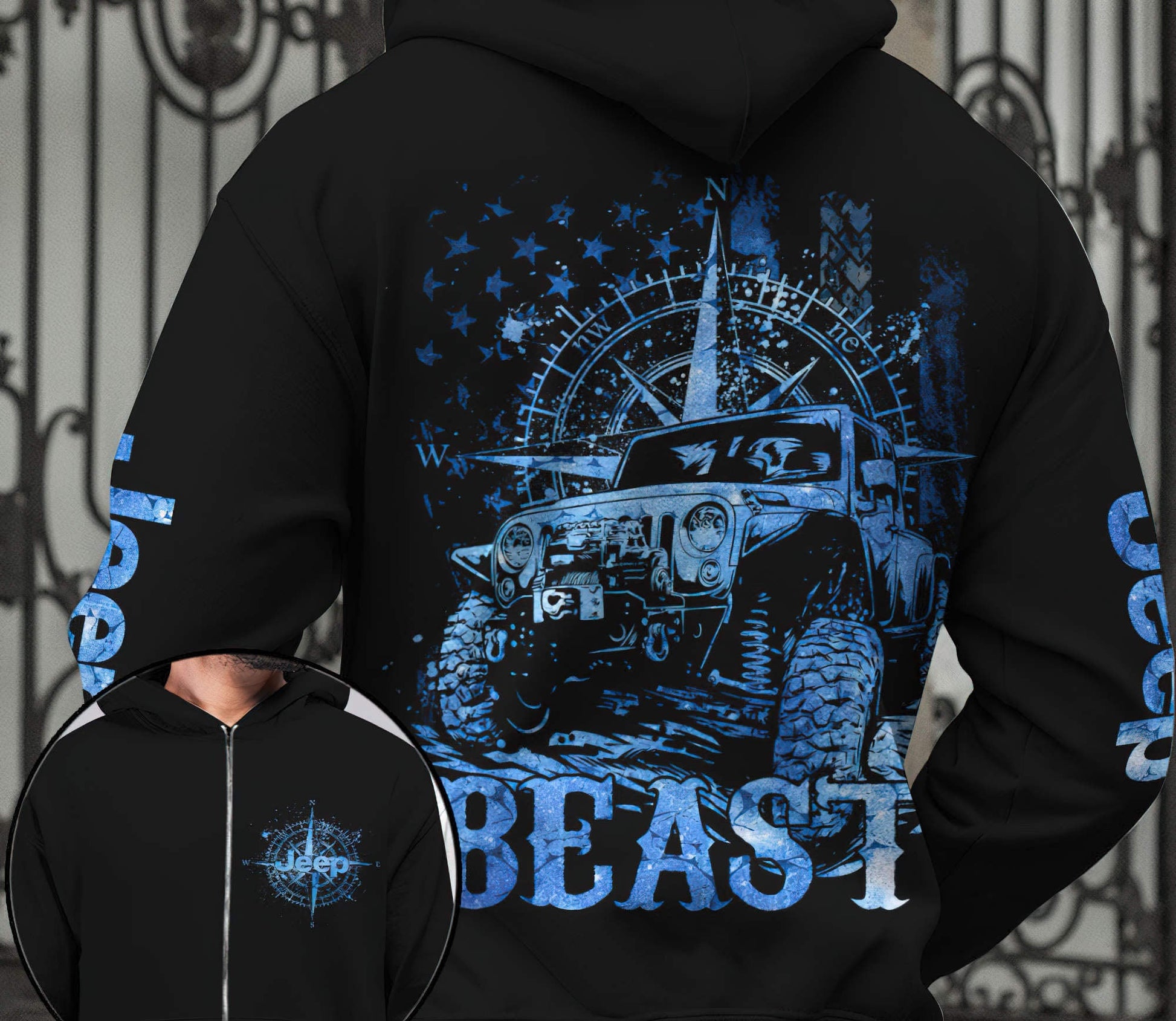 beast-beauty-jeep-compass-couple-hoodie