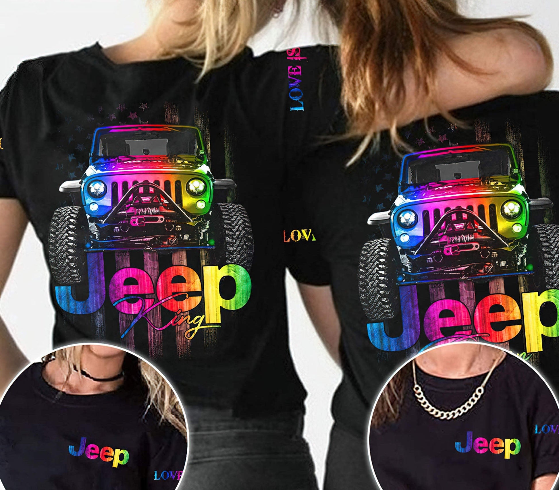 jeep-couple-rainbow-t-shirt