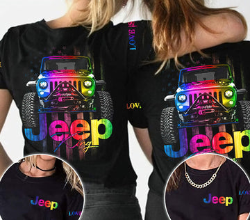 jeep-couple-rainbow-t-shirt