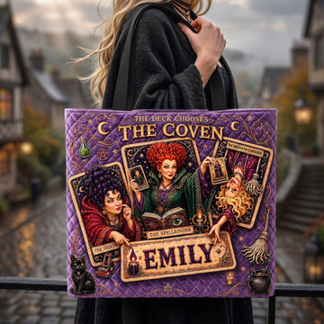 Haunted Sisters Halloween Tote Bag - Personalized Gift For Witch Lovers -Witch Sisters-DN0909261615