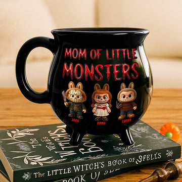 Mom Of Little Monsters Personalized Halloween Gifts For Mom Cauldron Horror Mug TN0309261823