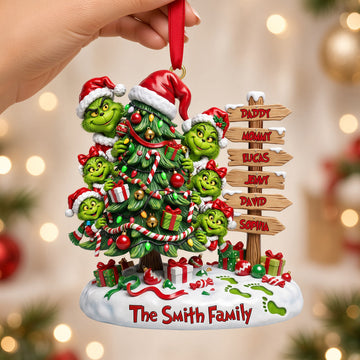 Playful Family Christmas Ornament - Personalized Gifts For Family Tgrin-TN1709262205