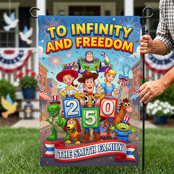 Celebrated America 250th Anniversary Garden Flag - Personalized Gifts For Family 04tydh150626-Homacus