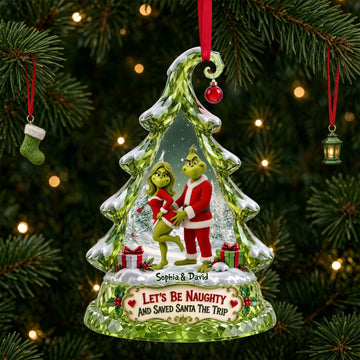 Playful Couple Ornament - Personalized Christmas Gifts TGrin-TN1709262160