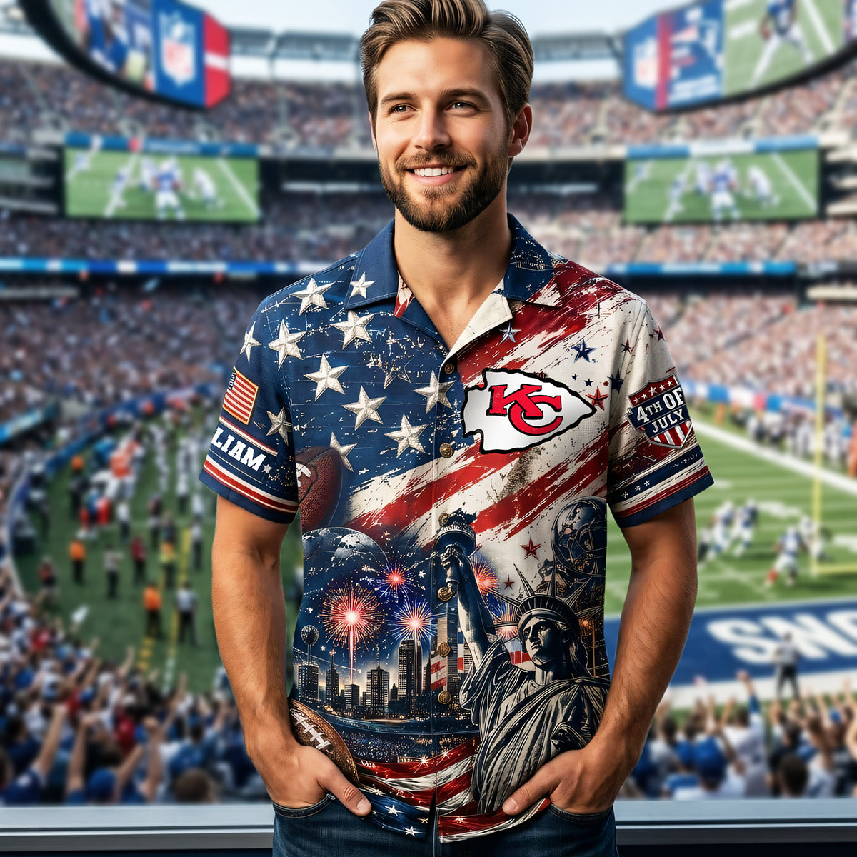 Proud American Hawaiian Shirt - Personalized Gifts For Sport Lovers 04pata090626-Homacus
