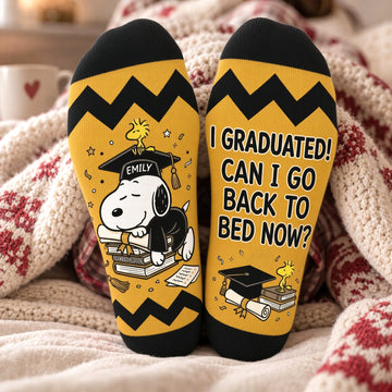 Penu Graduation Sleepy Socks - Personalized Gifts For Graduates