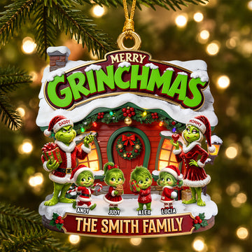 Snowy Family Christmas Ornament - Personalized Gifts For Family TGrin-TN1709262207