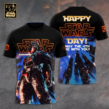 Stwa 50th Anniversary Happy Galaxy Day - Personalized All Over Shirt - Gift For Movie Fans