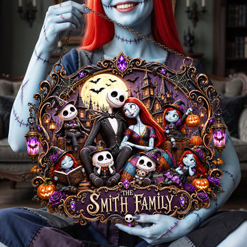 TNBC halloween Acrylic Sign - Personalized Halloween Gifts For Family TN1609260942