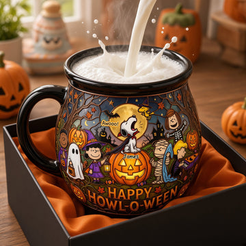 P-nust Cauldron Mug - Personalized Gift For Halloween -TN2209261422