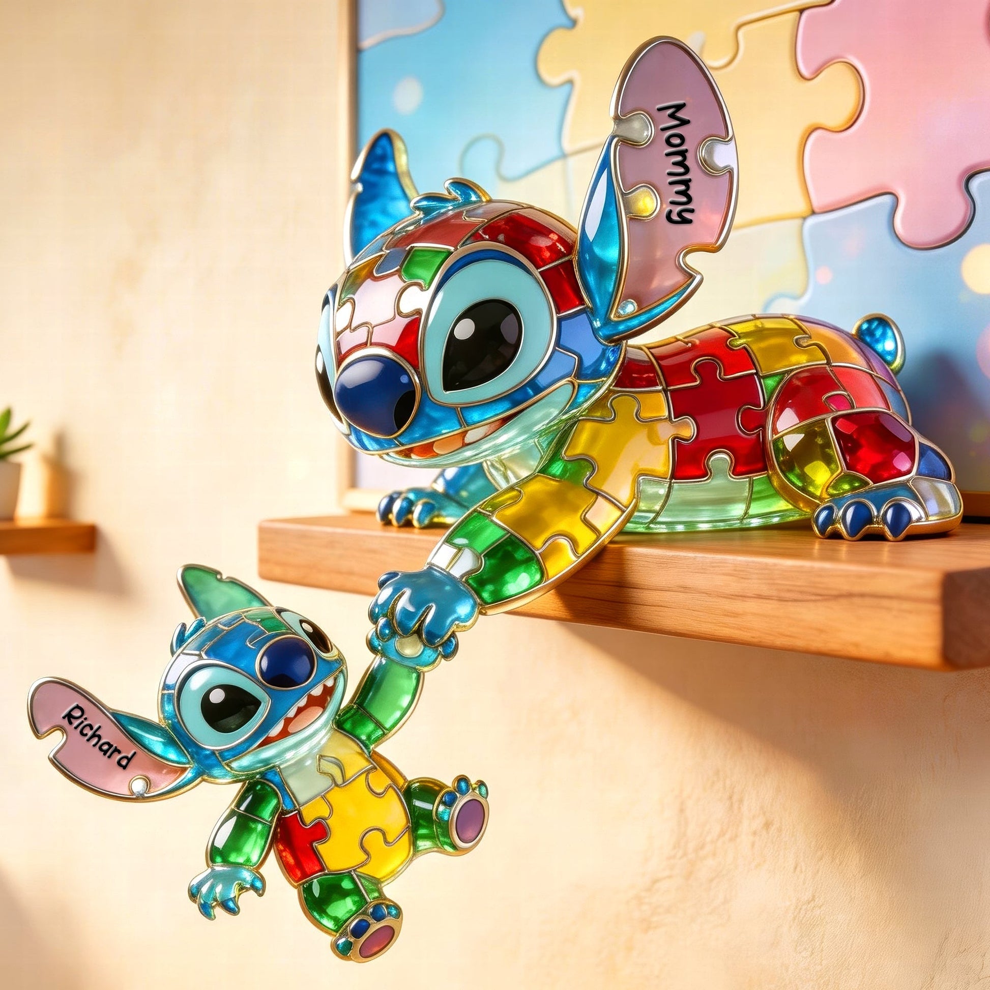 Autism Alien Mom And Kid Acrylic Plaque - Personalized Gifts For Autism Mom 03tgqn310326