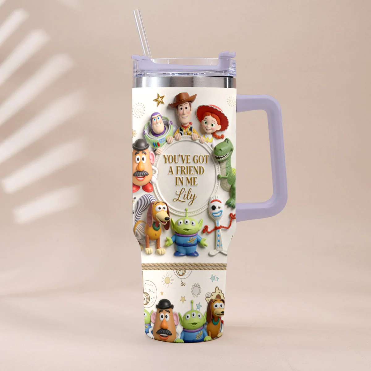 You've Got A Friend In Me - Personalized Tumbler With Handle - Gift For Movie Fans - DSNY - image 5