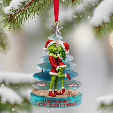 Couple Kissing Ornament - Personalized Christmas Gifts TGrin-TN1709262203