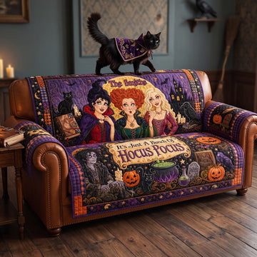 Enchanted Sisters Quilted Sofa Cover - Personalized Gifts For Family TN0909261637