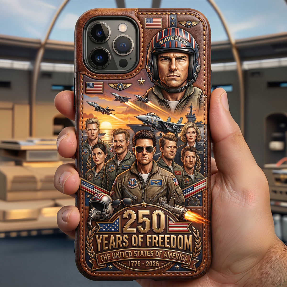 250 Years Strong Phone Case - Personalized Gifts For Patriots 04TYTN040626 - image 2