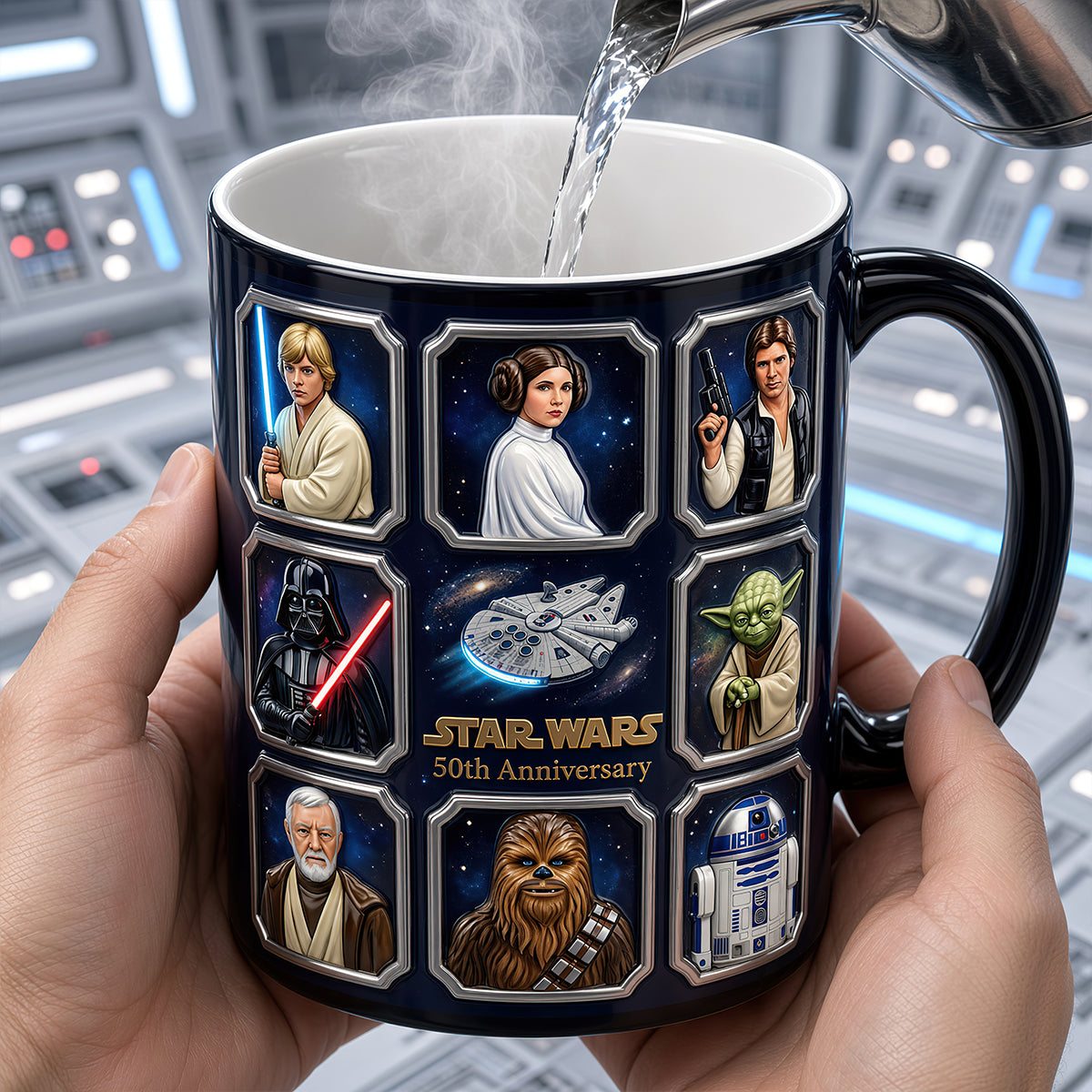 Space Warrior 50th Anniversary Custom Name Gift For Fan Movies - Personalized Coffee Mug HH01