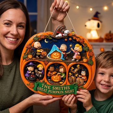 P-nust Halloween Acrylic Sign – Personalized Gifts For Family TN2209261829