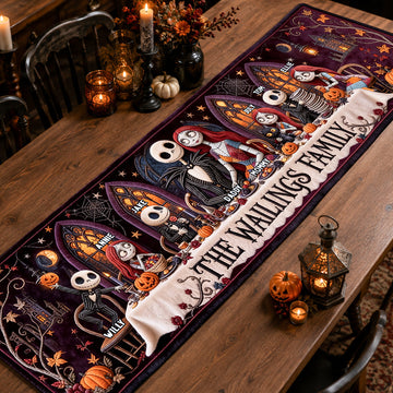 TNBC halloween Quilted Table Runner - Personalized Halloween Gifts For Family -TN1609260726