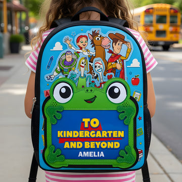 Back To Kindergarten And Beyond - Personalized Kid Backpack - Back To School Gift For Kids - DSNY
