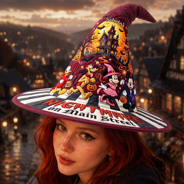 Nightmare Quilted Witch Hat - Personalized Gifts For Witch Lover-Mkko-DN2808261443
