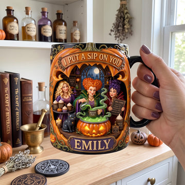 Sip A Little Magic - Personalized Gifts Magic Mug-Witch Sisters- DN0909261427