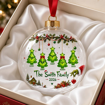 Family Ornament - Personalized Gifts For Family Christmas Ornament TGrin-TN1709262209