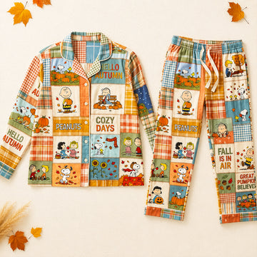 PeNu Fall Into Autumn - Personalized Pajama - Gift For Movie Fans NL122