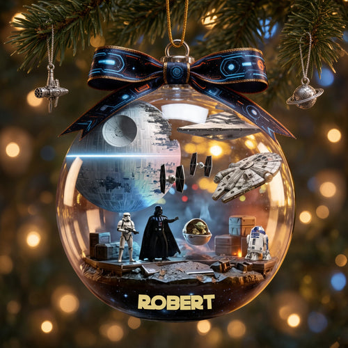 Stwa Space Scene Ornament - Personalized Christmas Gifts For Space Lovers TN2409261638