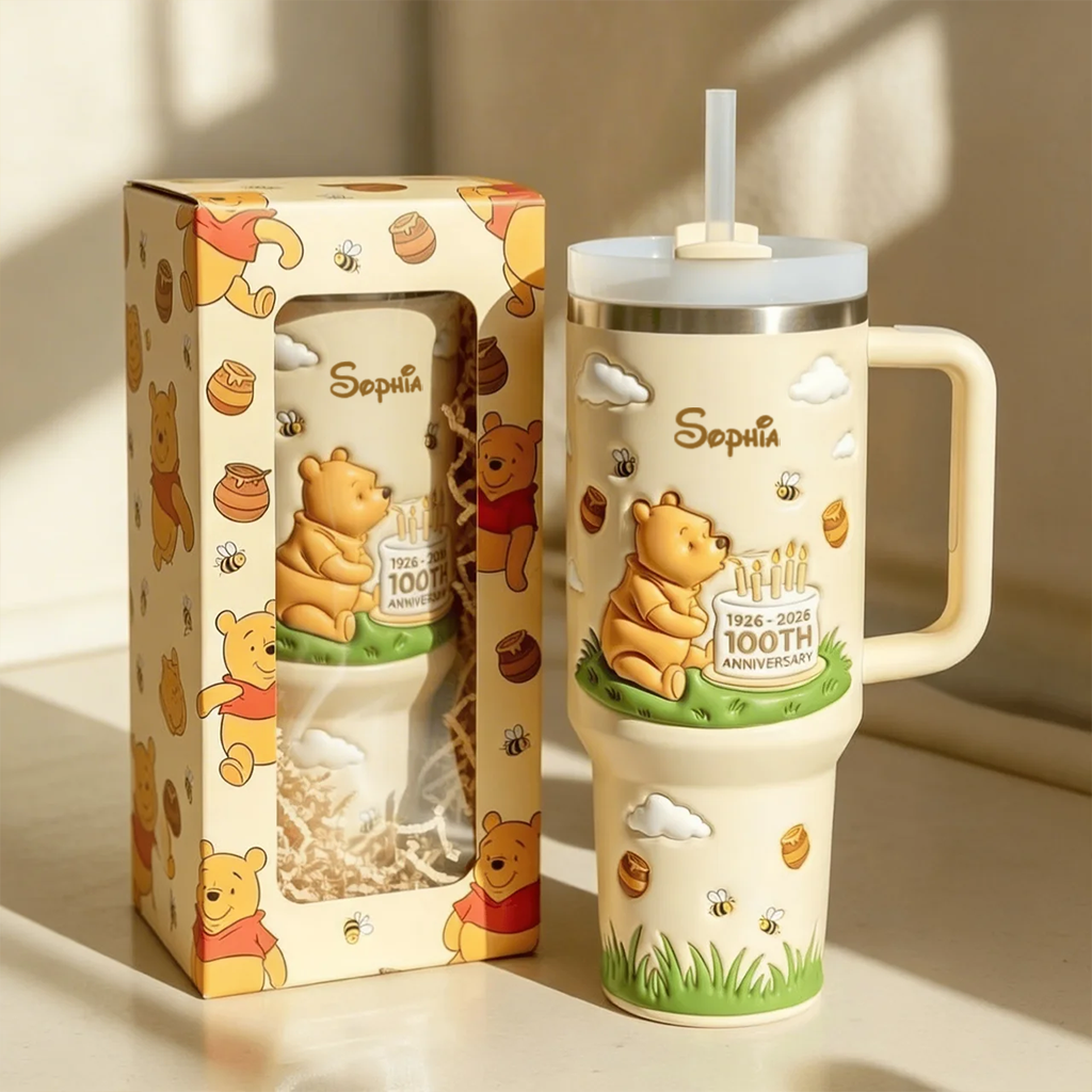 DSNY Honey Bear Celebrate 100th Anniversary - Personalized Tumbler - Gift For Movie Fans HH01