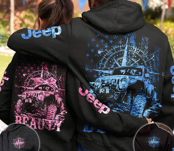 beast-beauty-jeep-compass-couple-hoodie