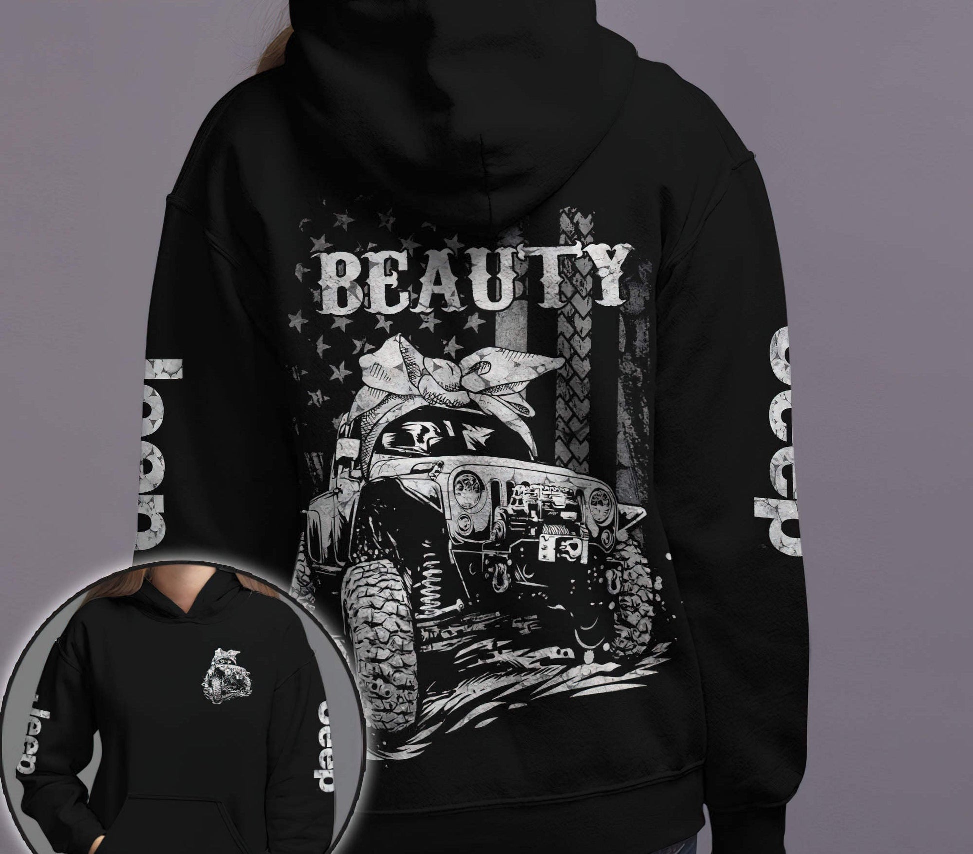 beast-beauty-jeep-flag-couple-hoodie