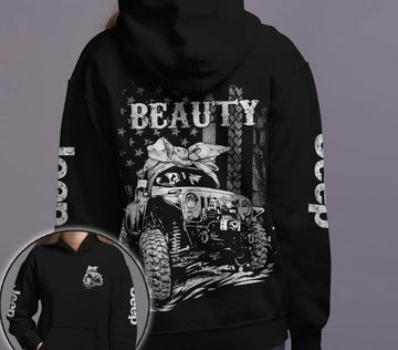 beast-beauty-jeep-flag-couple-hoodie