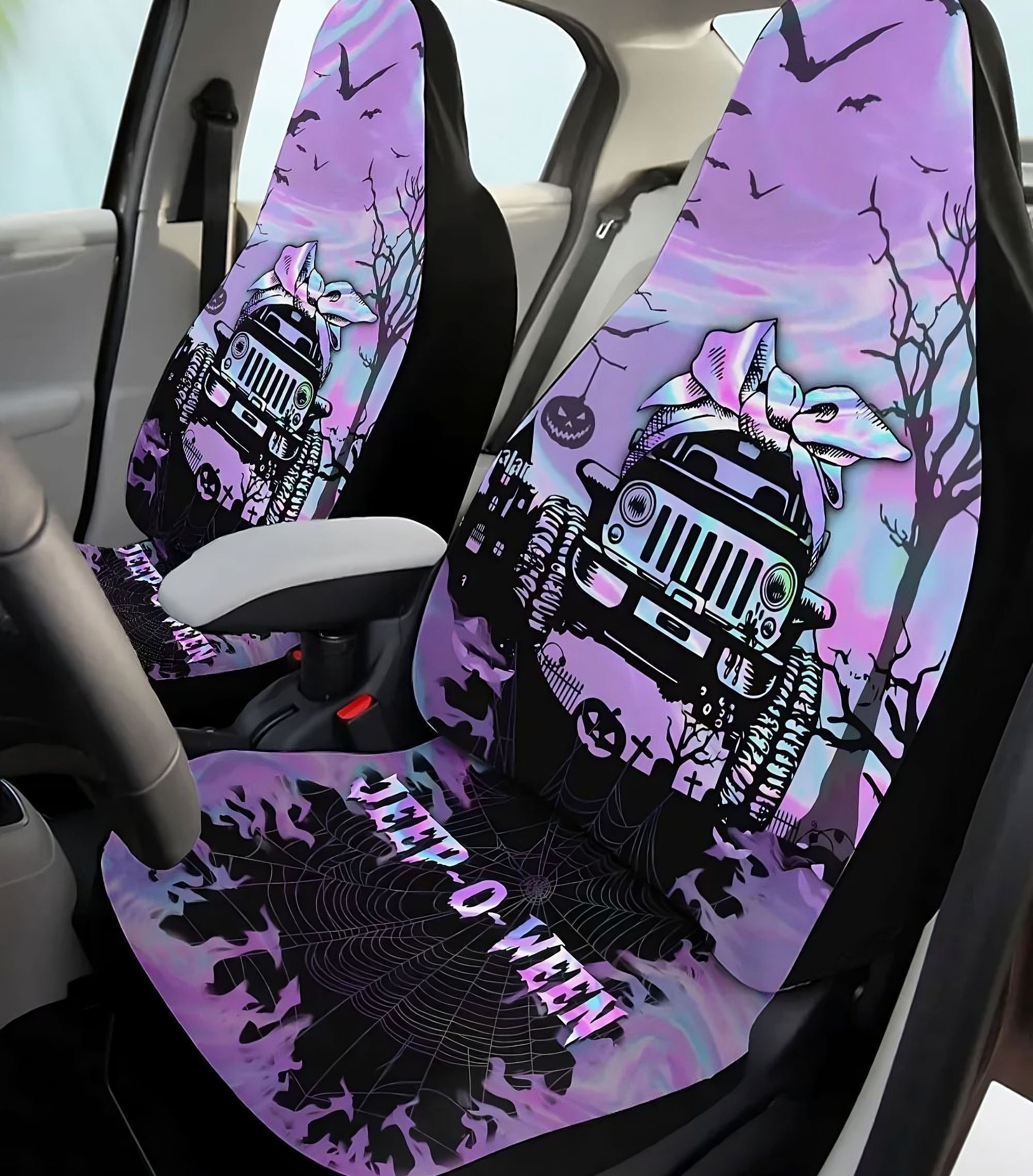 jeep-girl-holographic-halloween-automotive-car-seat-cover