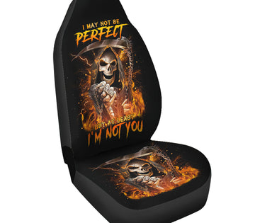 I'm Not You Fire Skull Automotive Car Seat Cover TN0508261727