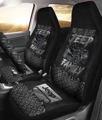I'm The Black Jeep Metal Automotive Car Seat Cover
