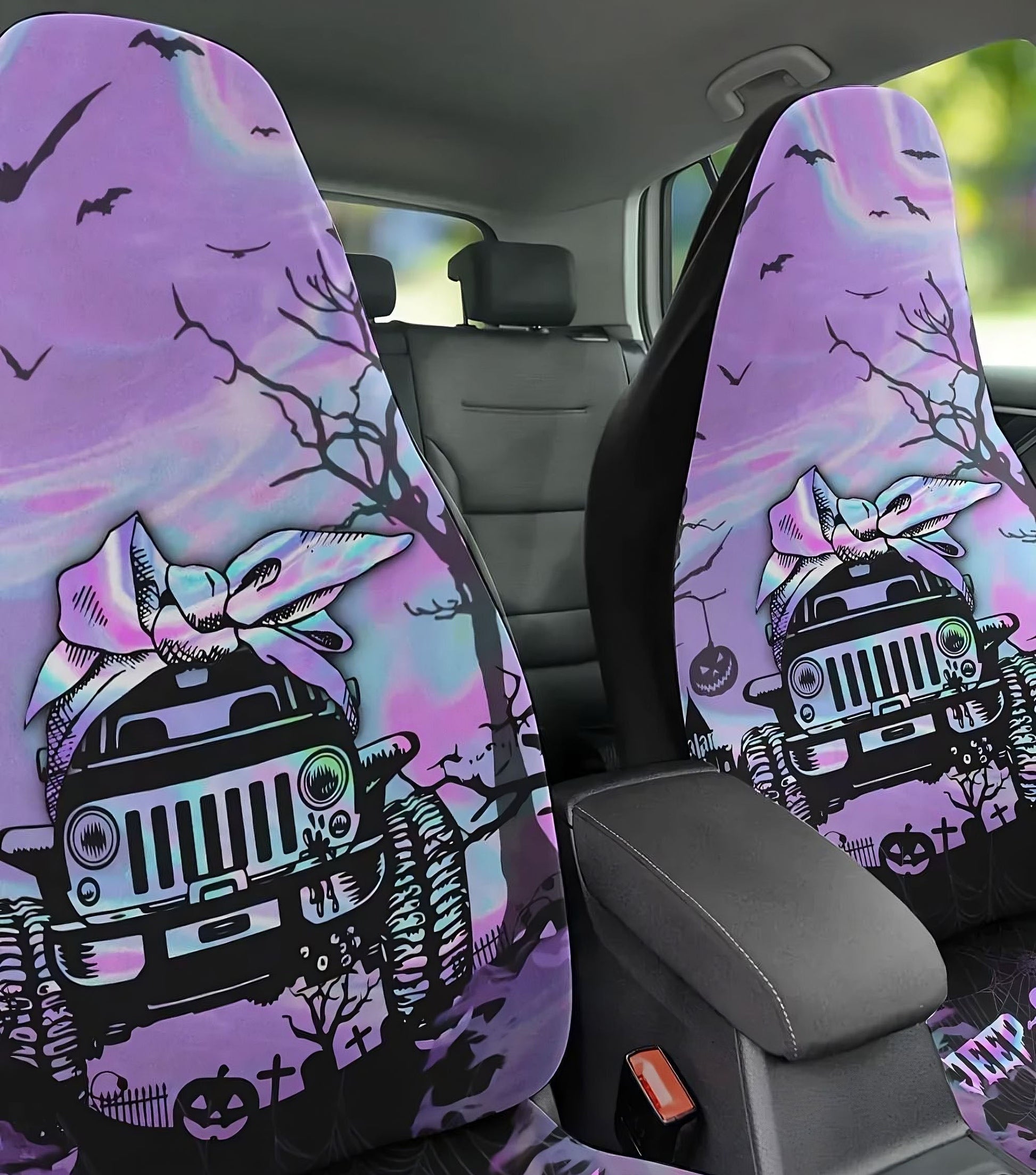jeep-girl-holographic-halloween-automotive-car-seat-cover
