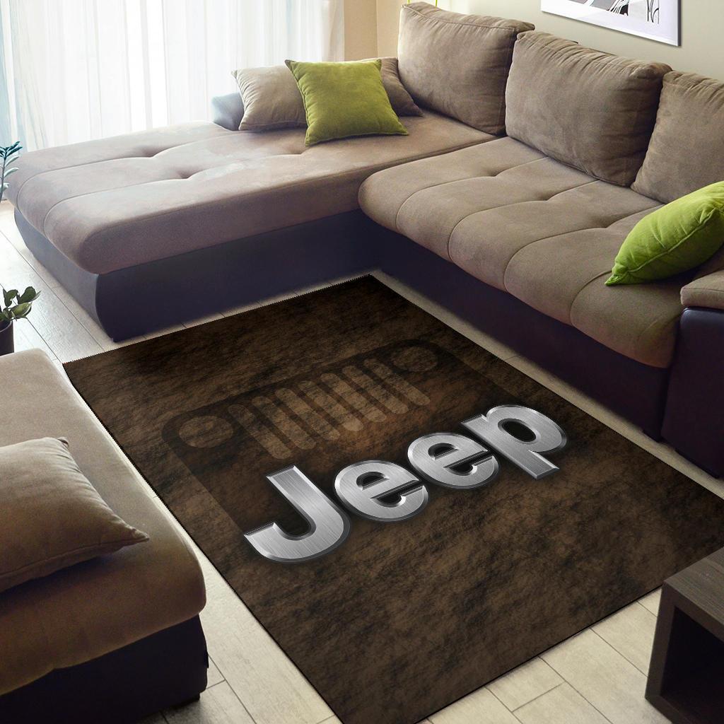 Jeep Old Vintage Rectangle Rug LT11