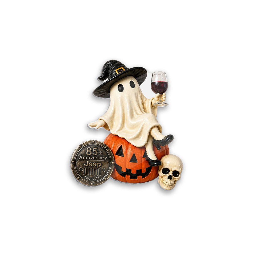 Jeep 85th Anniversary Halloween Witch Duck Acrylic Magnet TN2608271435