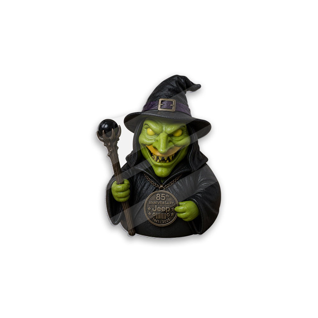 Jeep 85th Anniversary Halloween Witch Duck Acrylic Magnet TN2608271435