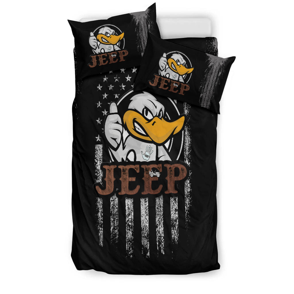 Duck duck Jeeps Unique Flag Bedding Set - LT12 - image 2