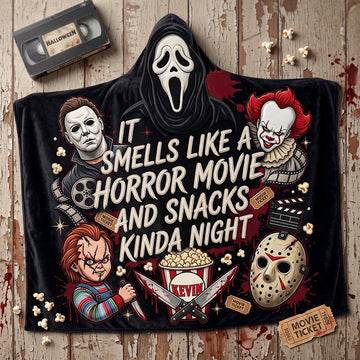 Creepy Halloween Legends Hooded Blanket Personalized Gifts For Horror Lovers TN0309261541
