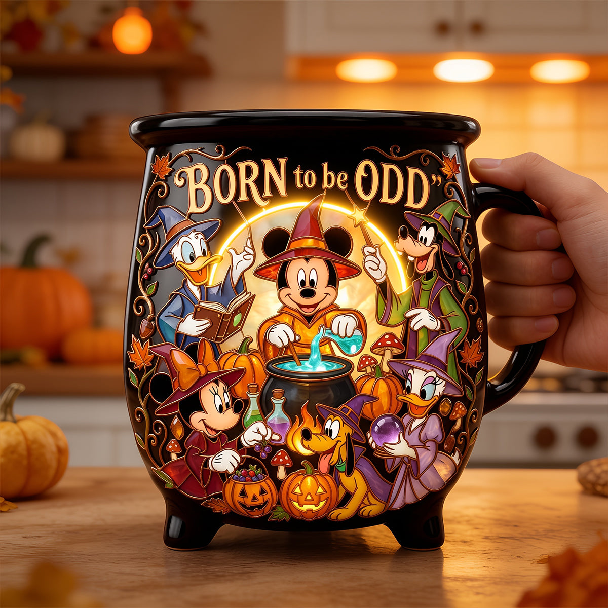 Odd Witches Ceramic Cauldron Mug - Personalized Gifts 02padt180826-Homacus
